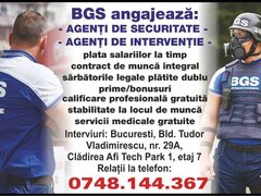 Agenti de securitate si agenti de interventie